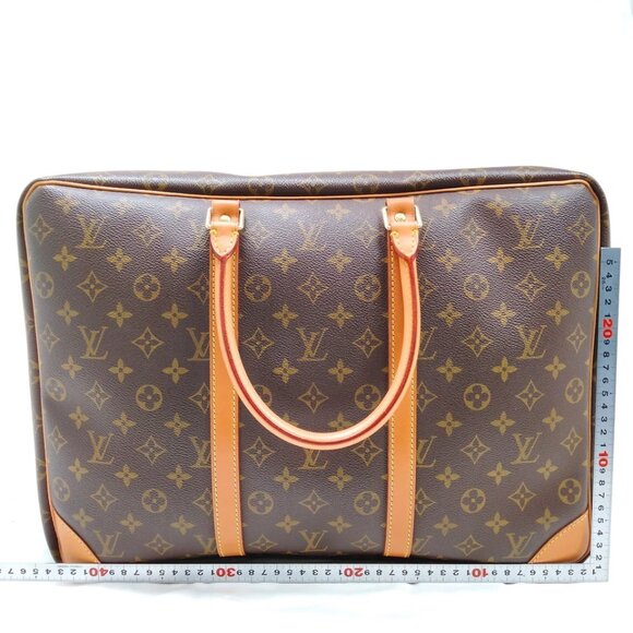 Louis Vuitton LV Travel Bag Porte-Documents Voyage Brown Monogram 729-031225 - Picture 2 of 16